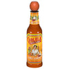 A bottle of Cholula Chili Garlic Hot Sauce.