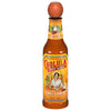 A bottle of Cholula Chili Garlic Hot Sauce.