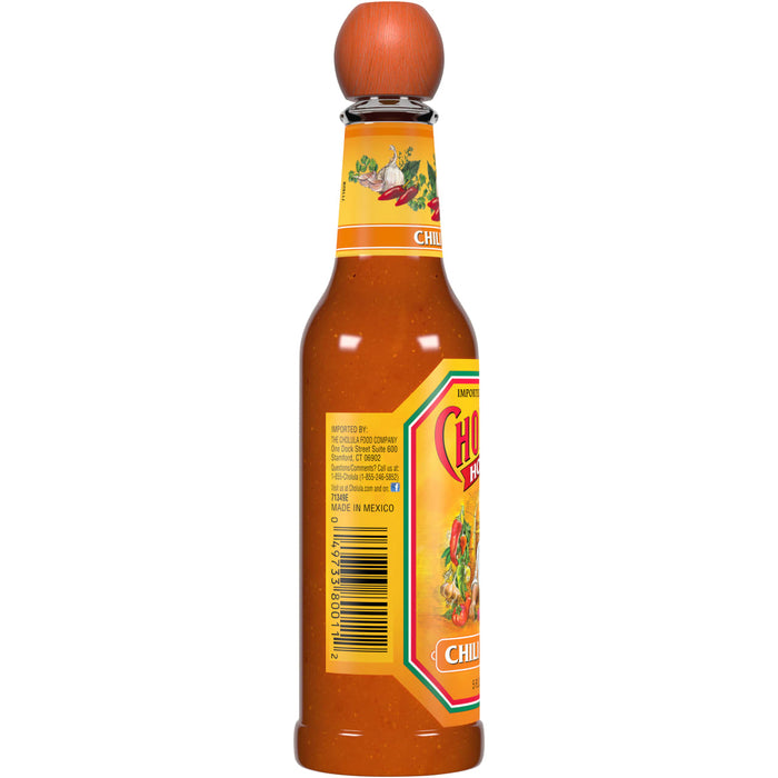 A bottle of Cholula Original Hot Sauce.