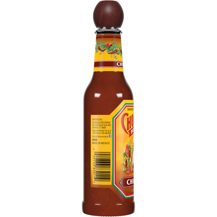 A bottle of Cholula Original Hot Sauce.