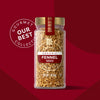 A jar of McCormick Gourmet Fennel Seed is featured as part of their Our Best Collection.