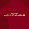 The image promotes enhancing marinara and sausage dishes.