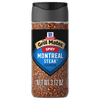 This is a bottle of McCormick Grill Mates Spicy Montreal Steak Seasoning.