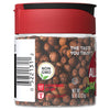 A jar of McCormick Allspice Berries with a red lid and a white label with the words The Taste You Trust and Non GMO on it.