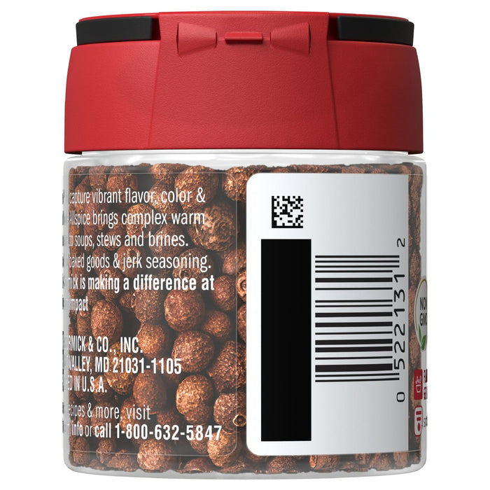 A jar of McCormick Allspice.