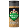 A bottle of McCormick Grill Mates Montreal Chicken Seasoning.