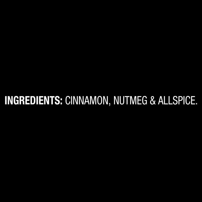 Ingredients: Cinnamon Nutmeg &amp; Allspice.
