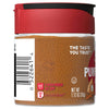 A clear plastic jar of Mccormick Pumpkin Pie Spice, featuring a red and black cap, a NON GMO label, and text indicating THE TASTE YOU TRUST™ and a net weight of 1.12 oz (31g).