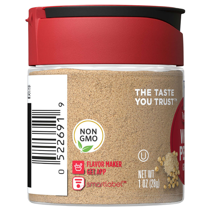 McCormick® Ground White Pepper, 1 oz