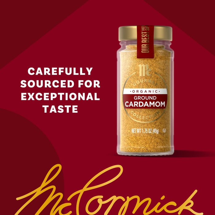 McCormick Ground Cardamom is carefully sourced for exceptional taste.