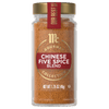 A jar of McCormick Gourmet Chinese Five Spice Blend.
