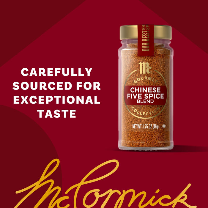 McCormick Chinese Five Spice Blend is carefully sourced for exceptional taste.