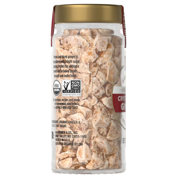 A jar of Bob's Red Mill Organic Rolled Oats is shown, highlighting its organic certification and product details.