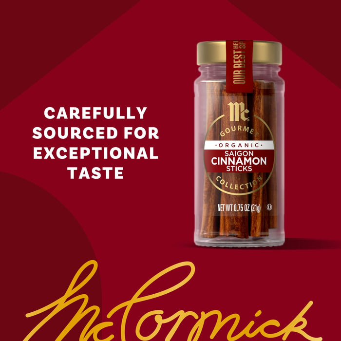 McCormick Cinnamon Sticks are carefully sourced for exceptional taste.