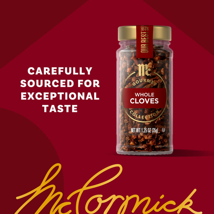 McCormick Whole Cloves are carefully sourced for exceptional taste.
