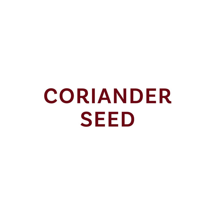 Coriander Seed text label.