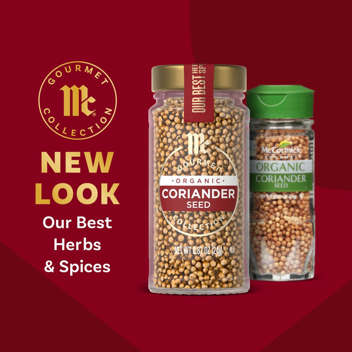 McCormick Gourmet Collection presents a new look for their best herbs and spices.
