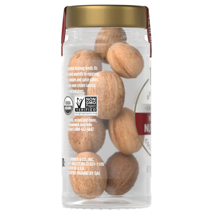 A jar of Kirkland Signature Organic Walnuts.