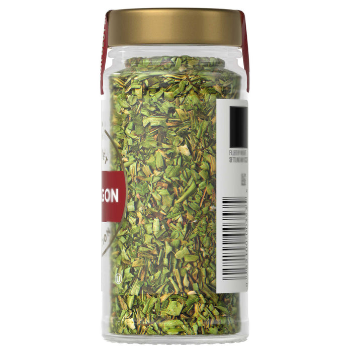 A jar of McCormick Parsley flakes.