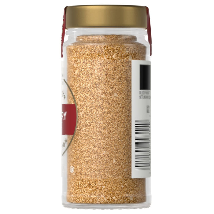 A jar of McCormick granulated garlic is shown, likely used for cooking and seasoning.