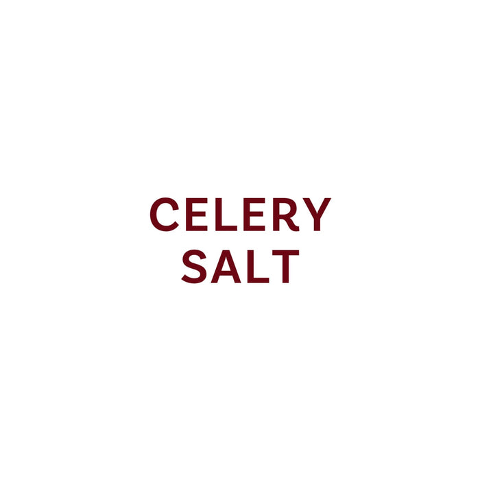 A label with the text Celery Salt.
