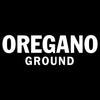 The logo for Oregano Ground is in white text on a black background.