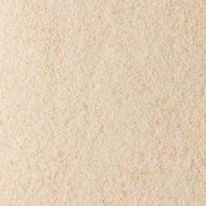 Close-up of semolina flour texture.