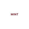 The word MINT is displayed in a dark red font.