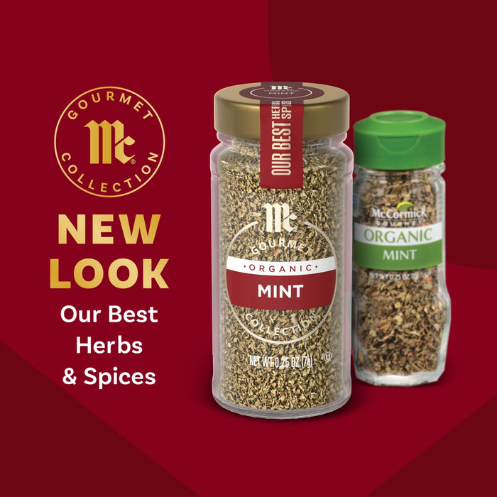 McCormick Gourmet Collection presents its new look for their best herbs and spices.