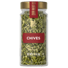 A jar of McCormick Chives, a dried herb used for flavoring dishes.