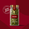 A jar of TAYER chives, part of the Gourmet Our Best Collection.