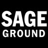 The Sage Ground logo is a white text on a black background.