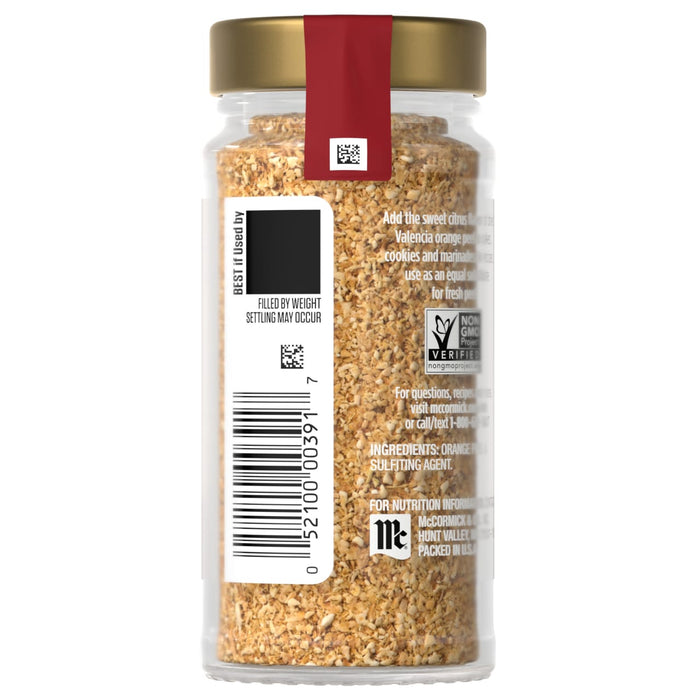 A jar of McCormick Minced Onion seasoning with a gold lid and a red label.
