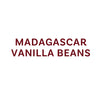 Text displaying Madagascar Vanilla Beans.