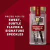 This is a jar of Nielsen-Massey Madagascar Vanilla Beans, prized for their sweet, subtle flavor and signature speckles.