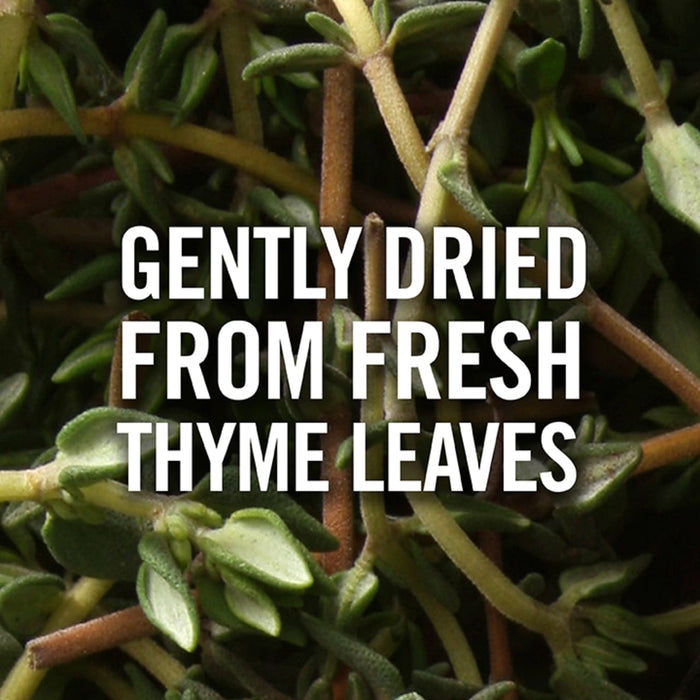 Gently dried from fresh thyme leaves.