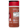 A McCormick Chili Pepper spice bottle with nutrition facts and ingredients listed on the label.