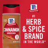 A McCormick Cinnamon Ground spice jar with the text #1 Herb &amp; Spice Brand in the World.