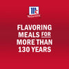 McCormick logo with the text Flavoring meals for more than 130 years.