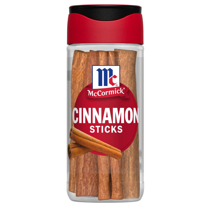 A container of McCormick Cinnamon Sticks.