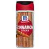 A container of McCormick Cinnamon Sticks.
