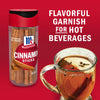 McCormick Cinnamon Sticks are shown as a flavorful garnish for hot beverages.