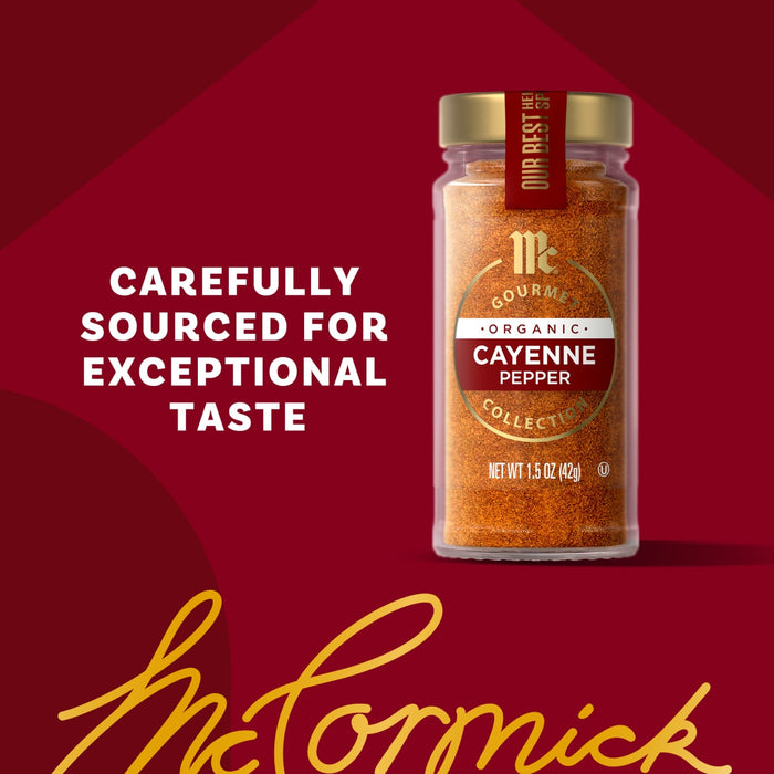 McCormick Cayenne Pepper is carefully sourced for exceptional taste.
