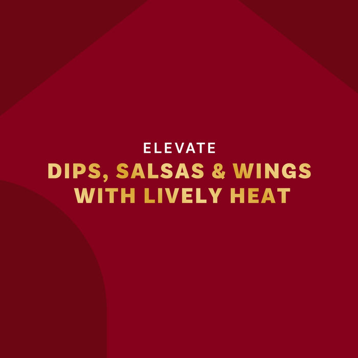 Elevate dips, salsas, and wings with lively heat.