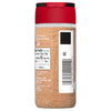 A McCormick Cinnamon Sugar shaker with nutrition facts and barcode.