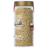 A bottle of organic rolled oats is shown, highlighting its natural and wholesome qualities.
