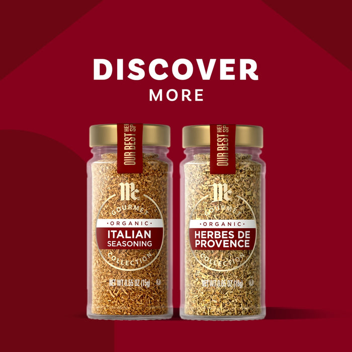 Discover more McCormick seasonings with Italian and Herb &amp; Garlic blends.