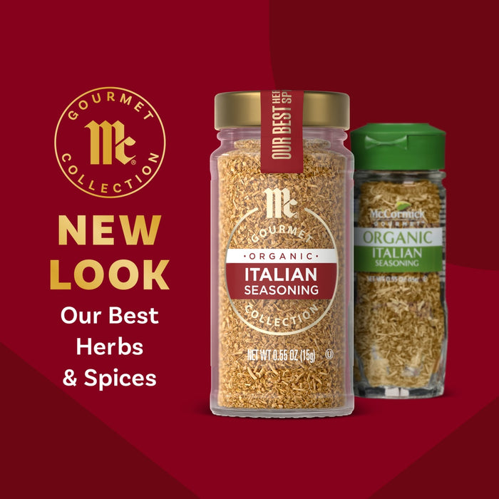 McCormick Gourmet Collection spices feature a new look for their best herbs and spices.