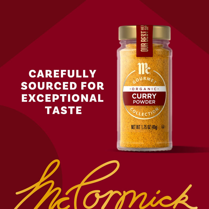 McCormick Gourmet Curry Powder is carefully sourced for exceptional taste.