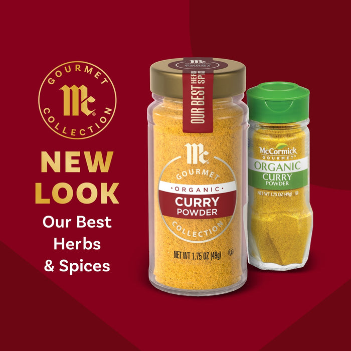 McCormick Gourmet Collection spices feature a new look for their best herbs and spices.